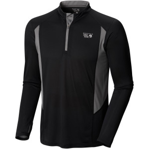 Click to Enlarge for Mountain Hardwear Double Wicked 1/4-Zip Shirt - Long-Sleeve - Men's Mountain Hardwear Double Wicked 1/4-Zip Shirt - Long-Sleeve - Men's-Image