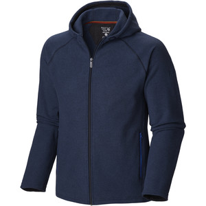 Click to Enlarge for Mountain Hardwear Toasty Twill Fleece Hooded Jacket - Men's Mountain Hardwear Toasty Twill Fleece Hooded Jacket - Men's-Image
