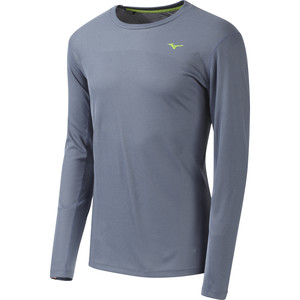 Click to Enlarge for Mizuno Breath Thermo Body Mapping T-Shirt - Long-Sleeve - Men's Mizuno Breath Thermo Body Mapping T-Shirt - Long-Sleeve - Men's-Image