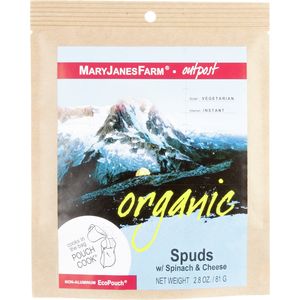 Organic Spuds w/ Spinach and Cheese