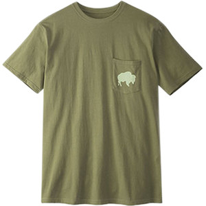 Bison Herd Pocket T-Shirt - Short-Sleeve - Men's