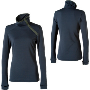 NAU B2 Mock Turtleneck Asymmetrical Top - Women's