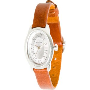 Nixon Watch Scarlet Leather