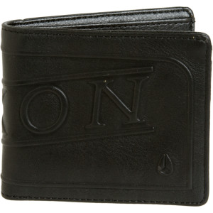 Labelled Bi-Fold Zip Wallet - Men's