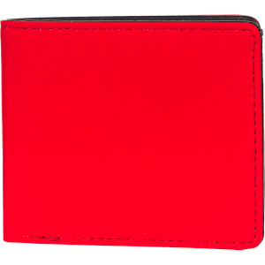 Rubber Fuller Bi-Fold Zip Wallet - Men's