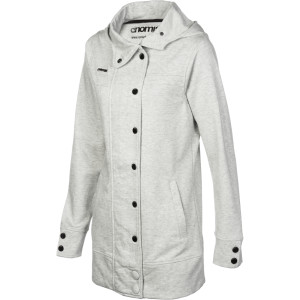 Subtle Hooded Peacoat - Women's