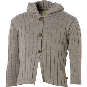 Nui Organics Rib Hooded Jacket - Girls'
