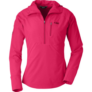 Click to Enlarge for Outdoor Research Whirlwind Pullover Softshell Hoodie - Women's Outdoor Research Whirlwind Pullover Softshell Hoodie - Women's-Image