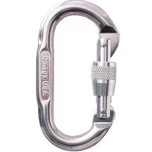Oval Screw-Lock Carabiner