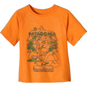 Click to Enlarge for Patagonia Capilene 1 Silkweight T-Shirt - Short-Sleeve - Infant Girls' Patagonia Capilene 1 Silkweight T-Shirt - Short-Sleeve - Infant Girls'-Image