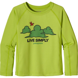 Click to Enlarge for Patagonia Capilene 1 Silkweight Crew - Long-Sleeve - Infant Girls' Patagonia Capilene 1 Silkweight Crew - Long-Sleeve - Infant Girls' -image