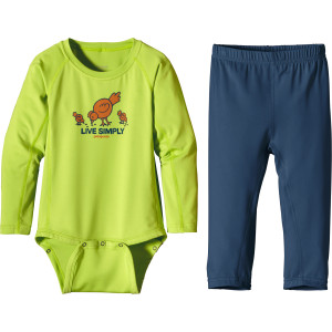 Click to Enlarge for Patagonia Capilene 1 Silkweight Set - Infant Girls' Patagonia Capilene 1 Silkweight Set - Infant Girls' -image