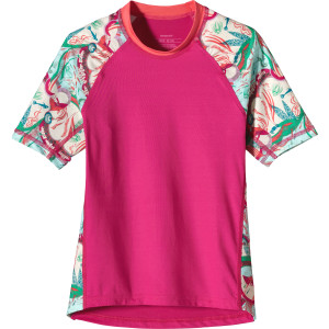 Click to Enlarge for Patagonia Rashguard - Short-Sleeve - Girls' Patagonia Rashguard - Short-Sleeve - Girls' -image