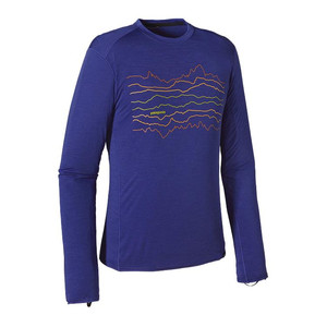 Click to Enlarge for Patagonia Merino 1 Silkweight Graphic Crew - Men's Patagonia Merino 1 Silkweight Graphic Crew - Men's -image