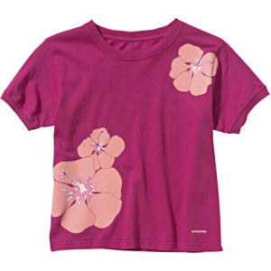 Patagonia Hibiscus Flower T-Shirt - Girls'