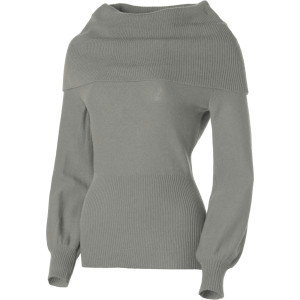 Lambswool Cowl Sweater - Women's