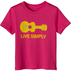 Live Simply Guitar T-Shirt - Short-Sleeve - Infant Girls'