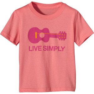 Live Simply Guitar T-Shirt - Short-Sleeve - Toddler Girls'