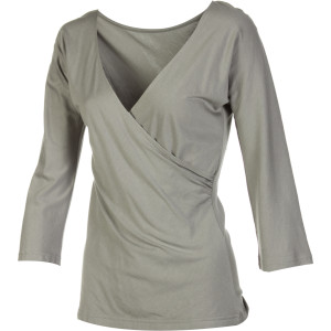 Green Gardens Wrap Top - Short-Sleeve - Women's