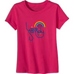 Live Simply Rainbow T-Shirt - Short-Sleeve - Girls'
