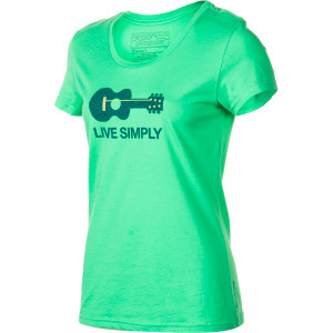 Live Simply Guitar T-Shirt - Short-Sleeve - Women's 