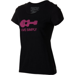 Live Simply Guitar T-Shirt - Short-Sleeve - Women's 