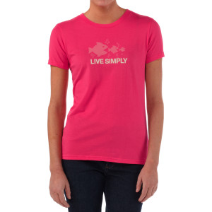 Live Simply Fish T-Shirt - Short-Sleeve - Women's 