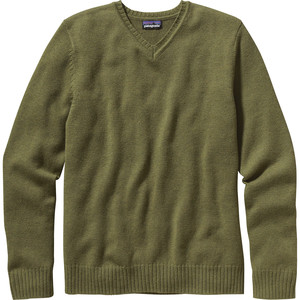 Click to Enlarge for Patagonia Lambswool V-Neck Sweater - Men's Patagonia Lambswool V-Neck Sweater - Men's -image