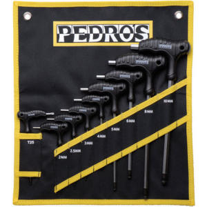 Pedro's Pro T/L Handle Hex Set - 9 Piece w/Pouch - 2008