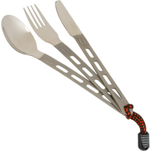 Titanium Fork, Spoon and Knife Kit