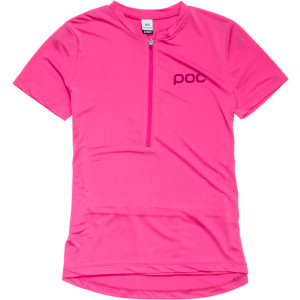 Click to Enlarge for POC Trail Light Zip T-Shirt - Short Sleeve - Women's POC Trail Light Zip T-Shirt - Short Sleeve - Women's-Image