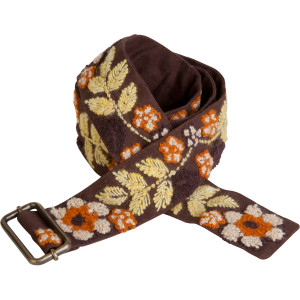 Embroidered Wool Belt - Women's