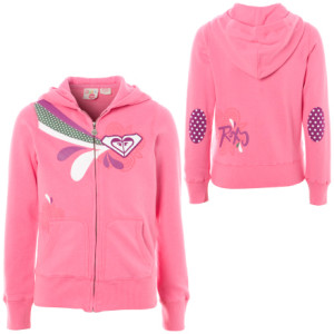 Roxy Swooped Full-Zip Hooded Sweatshirt - Girls' - 2008