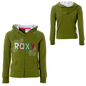 Roxy Roller Coaster Full-Zip Hooded Sweatshirt - Little Girls'