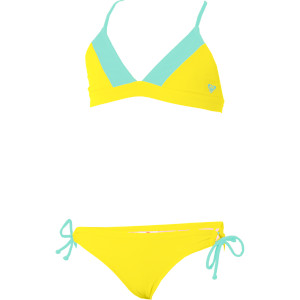 Roxy Bonfire Cove Paneled Crossover Swim Set - Girls' - 2012