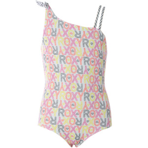 Roxy Wild Tides One Sided Knotted One-Piece Swim Suit - Little Girls' - 2012
