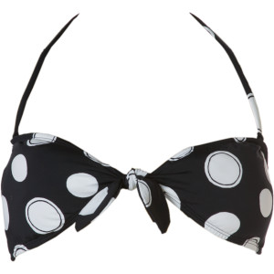 Roxy Moon Beach Knotted Bandeau Bikini Top - Women's