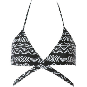 Roxy Abstract Tribal Cross Over Triangle Bikini Top - Women's - 2012