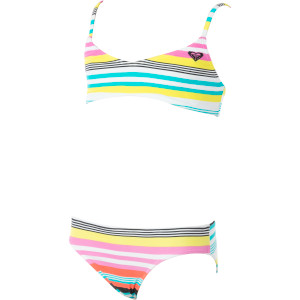 Roxy Shades of Summer Adjustable Triangle Swim Set - Girls' - 2012