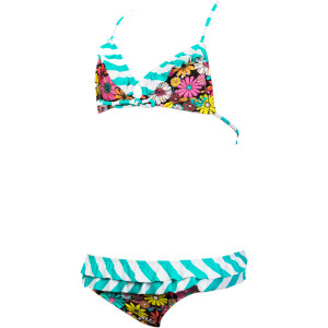 Roxy Beach Bloom Angel Ruffle Swim Set - Girls' - 2012