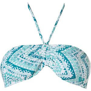 Roxy Tiki Tile Shirred Bandeau Bikini Top - Women's - 2012
