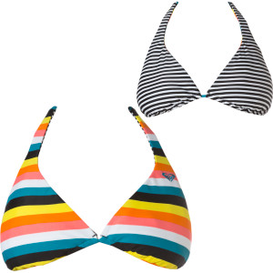 Roxy Sweet Horizon Reversible Rio D-Cup Halter Bikini Top - Women's - 2012