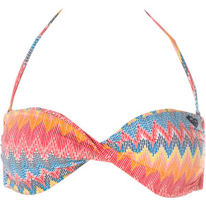 Roxy Free Rampage Twist Bandeau Bikini Top - Women's