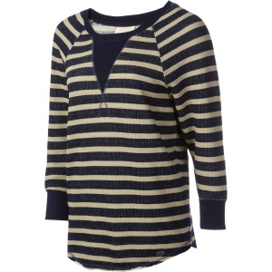 Quiksilver New Slang Raglan Pullover - 3/4-Sleeve - Women's 