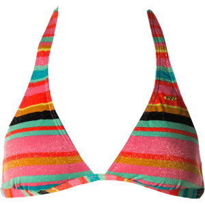 Roxy Wave Frenzy Adjustable Halter Bikini Top - Women's