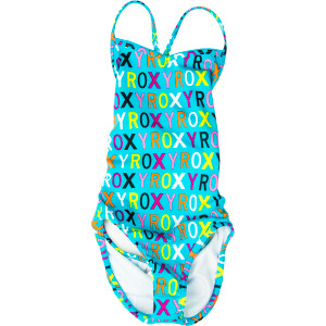 Caliente Sun Cross Over Monokini One-Piece Swimsuit - Girls'