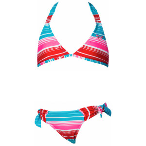 Carefree Crusin '70s Halter Swimsuit - Girls'