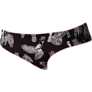 Roxy Paradise Dream Smocked Boy Brief Bikini Bottom - Women's