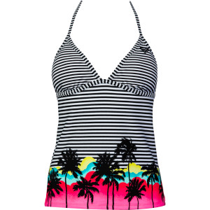 Roxy Native Breeze Fixed Tiki Triangle Tankini Top - Women's