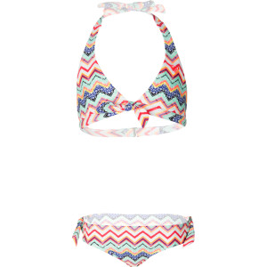 Eternal Summer Knotted 70s' Swimsuit with Cups - Girls'